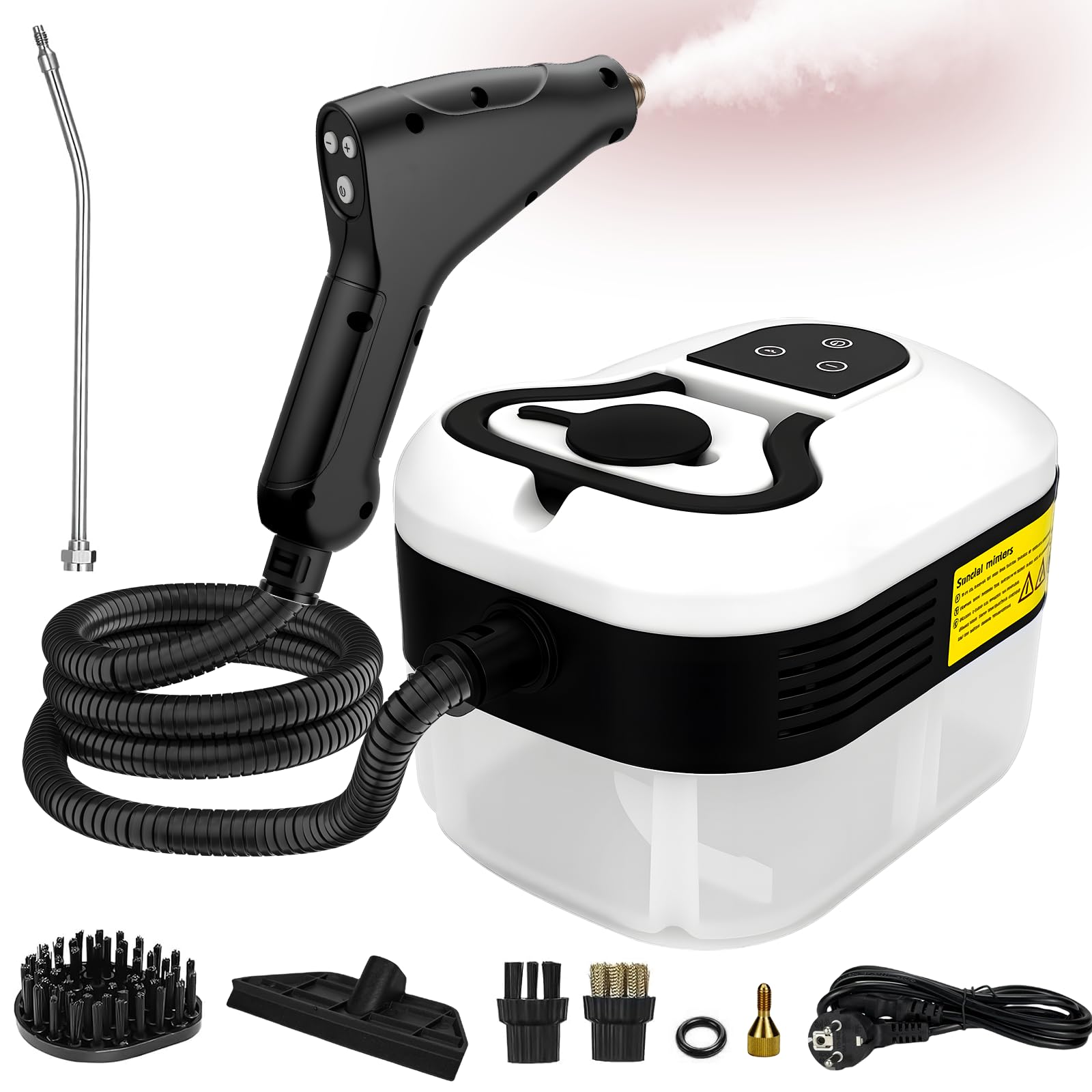 Karcher 2500W Handheld-Dampfreiniger mit 4,5 Bar Druck – 1200ml Wassertank, 6 verstellbare Dampfstufen, 15s Aufheizzeit 