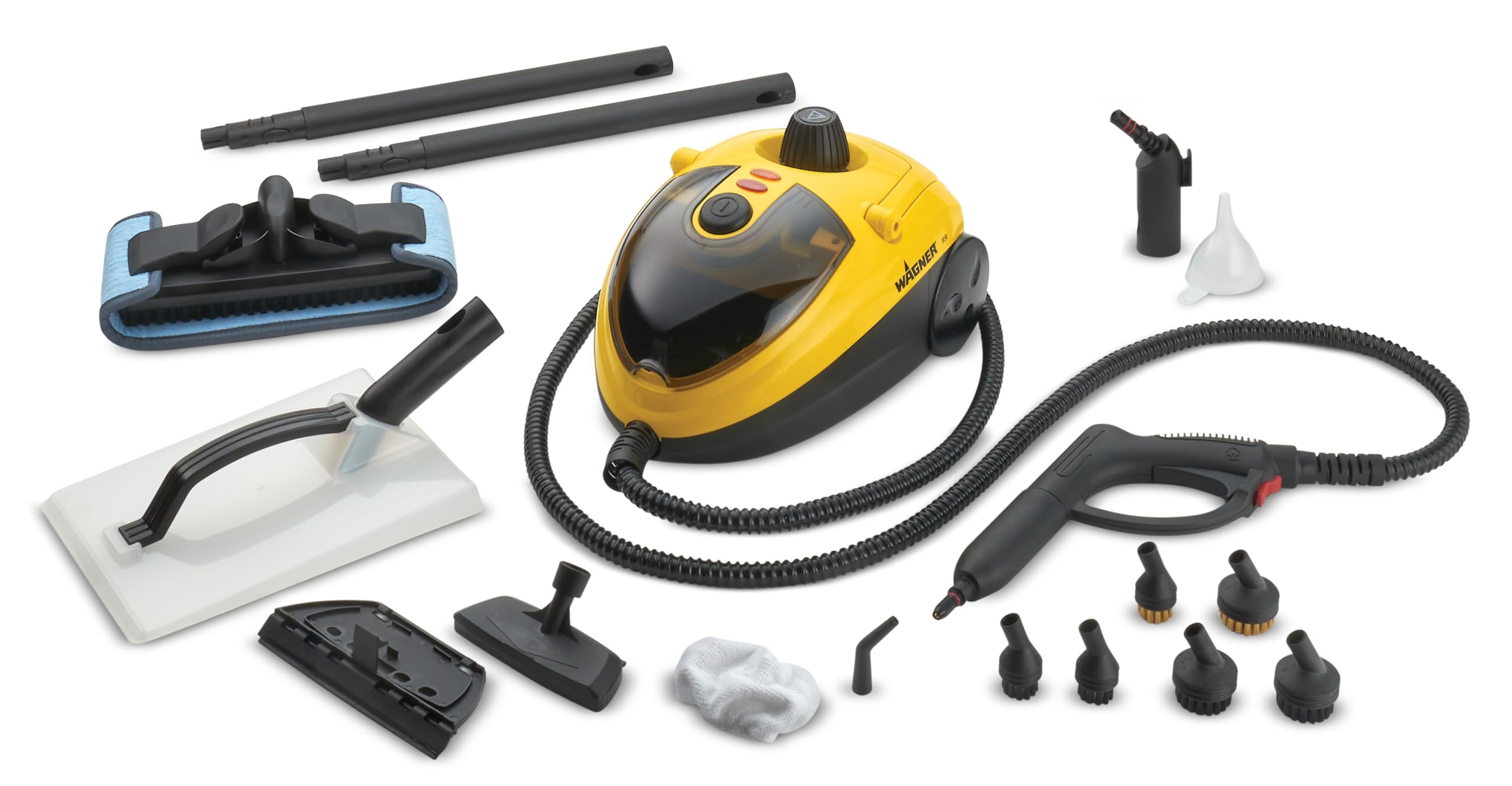 WAGNER Power Steamer 915 E - Multifunktionaler Dampfreiniger für Haus und Büro - Starker Dampfdruck von 3,5 Bar - 1,2 Li